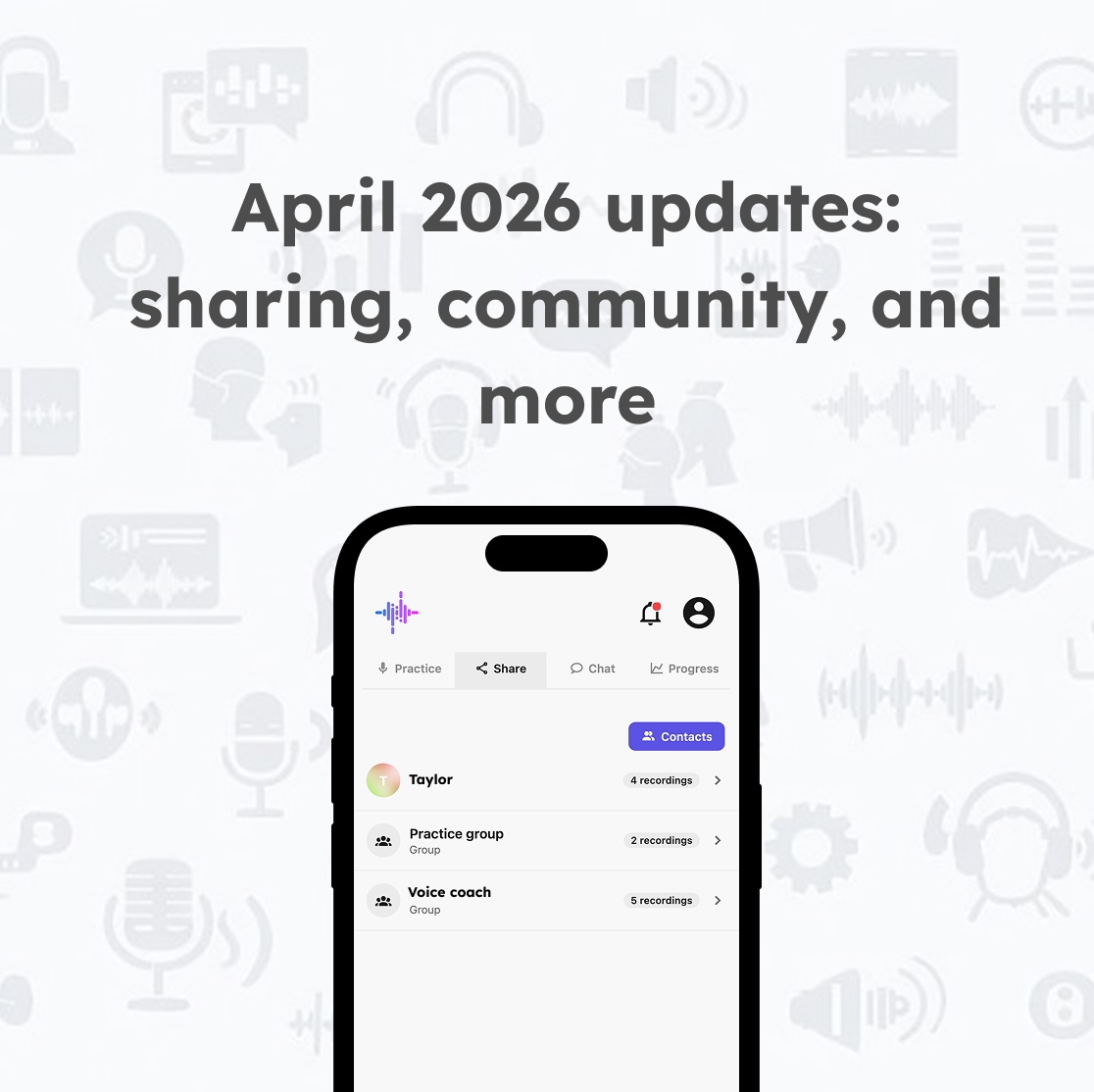 April 2026 Updates: Sharing, Community, and More